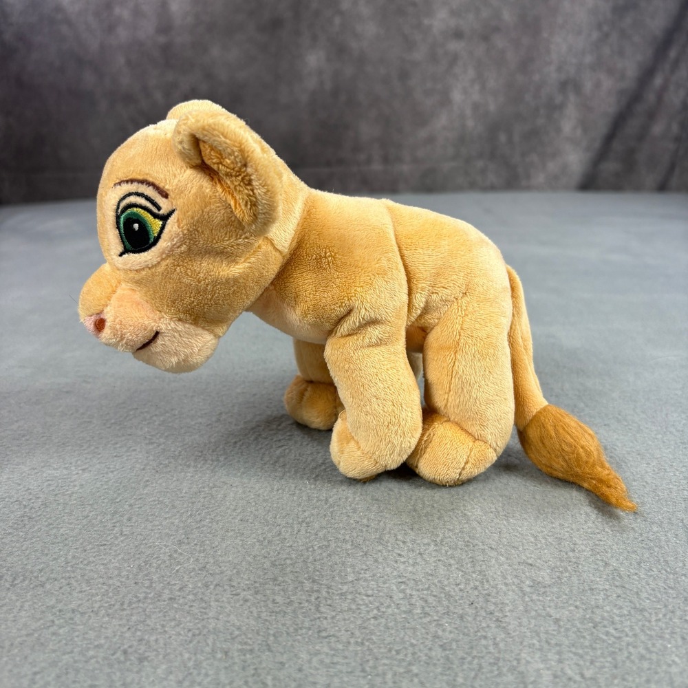 Disney Lion King Nala Plush Stuffed Animal Just Play 7 Inch Tan Lion Cub Toy - Picture 2 of 8